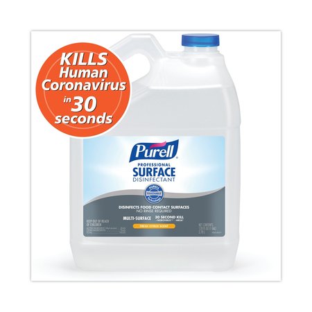 Purell Cleaners & Detergents, Bottle, Fresh Citrus, 4 PK 4342-04
